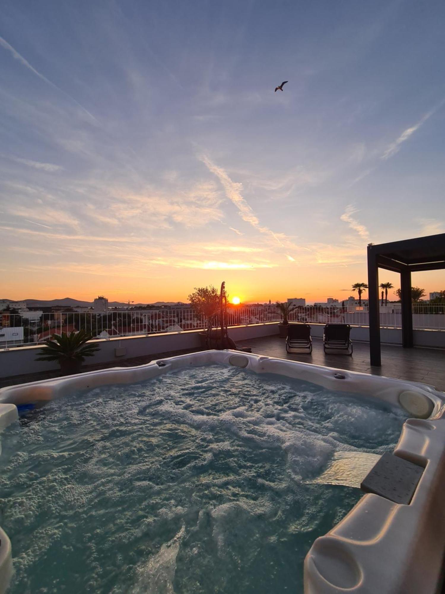 Zadar Sunset Penthouse With Spectacular View And Jacuzzi Appartement Buitenkant foto